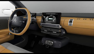 Citroen Cactus Essential Vehicle Concept with Hybrid Air powertrain 2013 interior